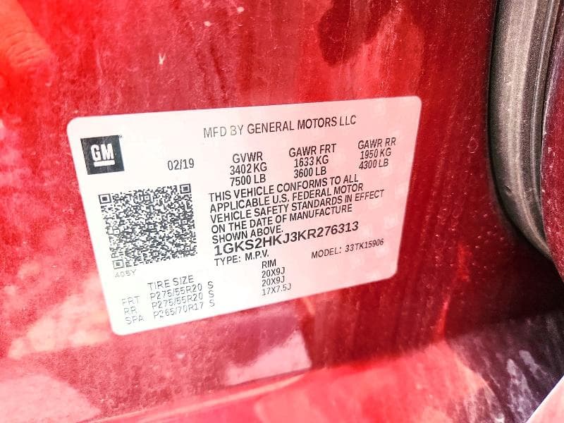 2019 GMC YUKON XL DENALI 12