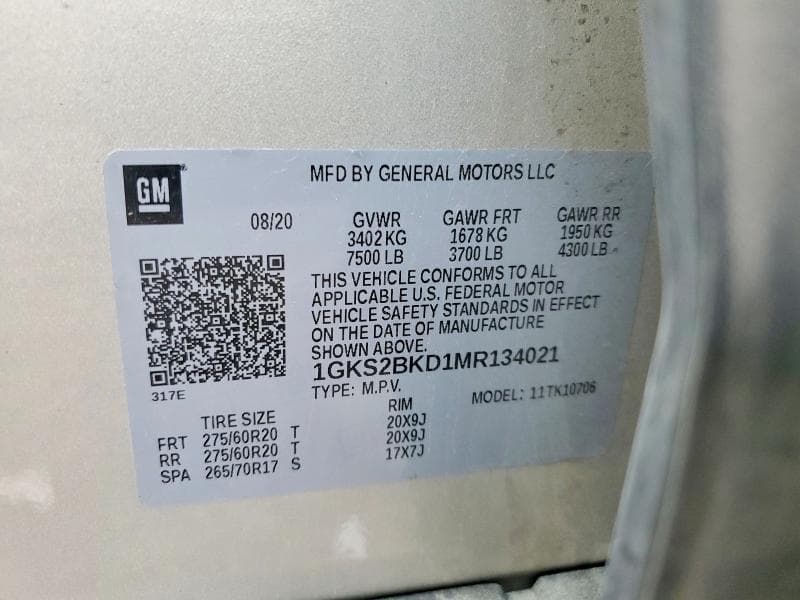 2021 GMC YUKON SLT 13