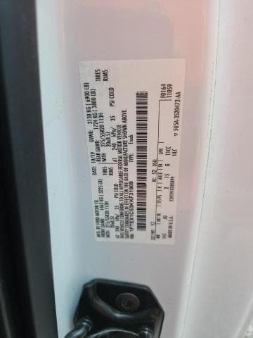 2019 FORD F150 SUPER CAB 12
