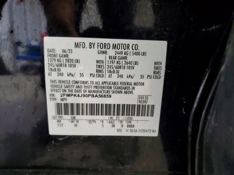 2023 FORD EDGE SEL 13