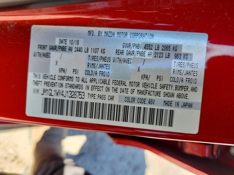 2018 MAZDA 6 GRAND TOURING RESERVE 13