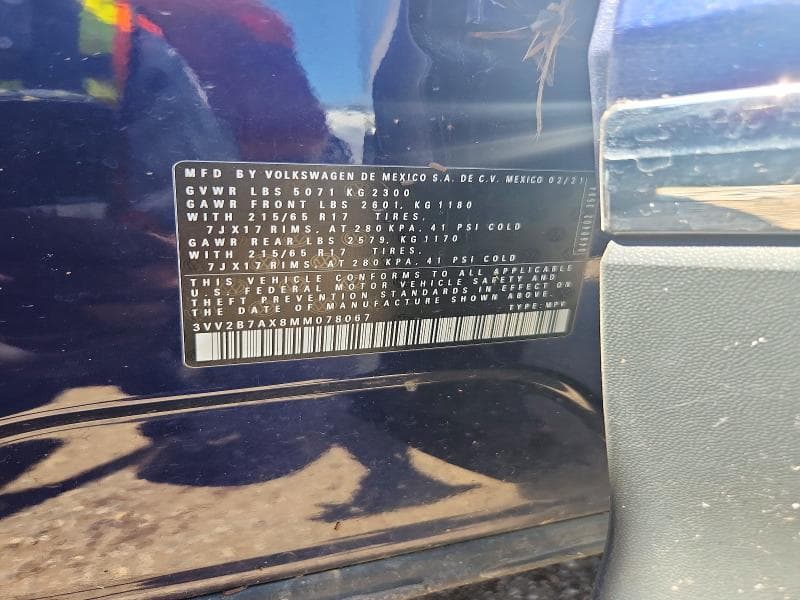 2021 VOLKSWAGEN TIGUAN SE SE 14