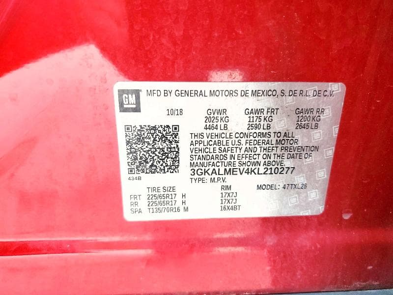 2019 GMC TERRAIN SLE 13