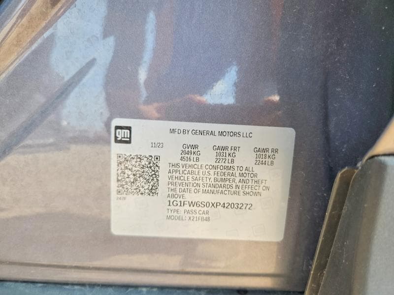 2023 CHEVROLET BOLT EV 1LT 1LT 12