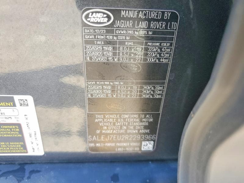 2024 LAND ROVER DEFENDER 110 S 110 S 14