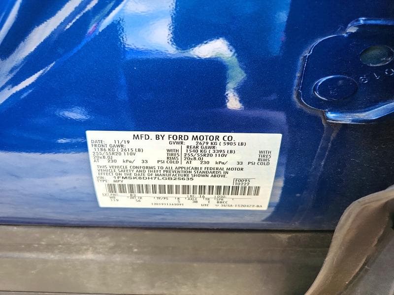2020 FORD EXPLORER XLT 13