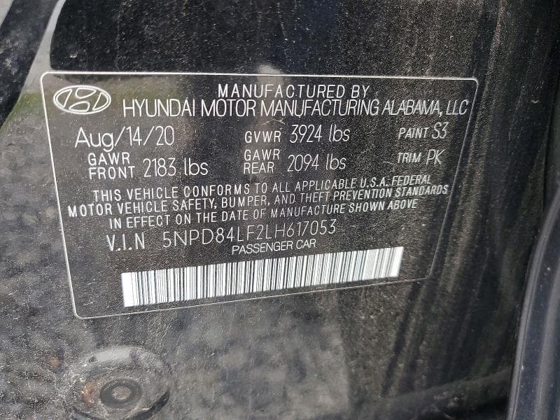 2020 HYUNDAI ELANTRA VALUE EDITION 12