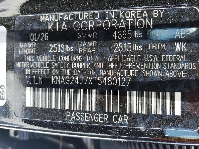 2026 KIA K5 LXS LXS 13