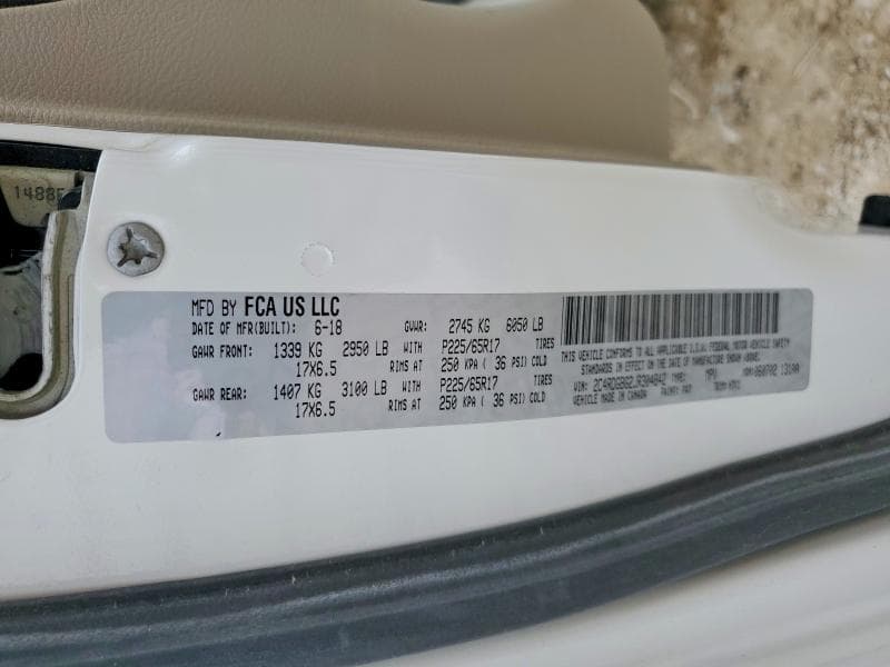 2018 DODGE GRAND CARAVAN SE 13