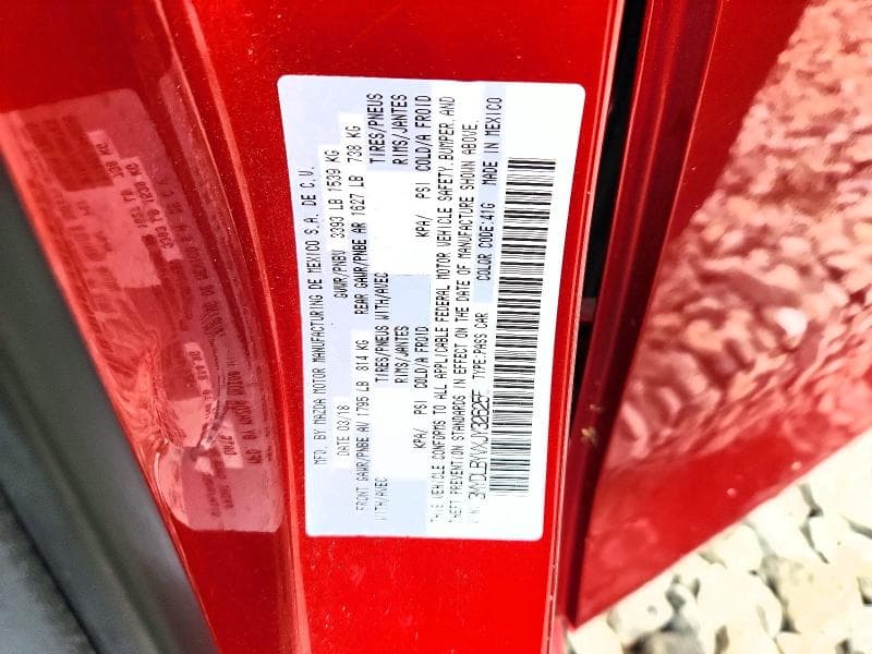 2018 TOYOTA YARIS IA BASE 12