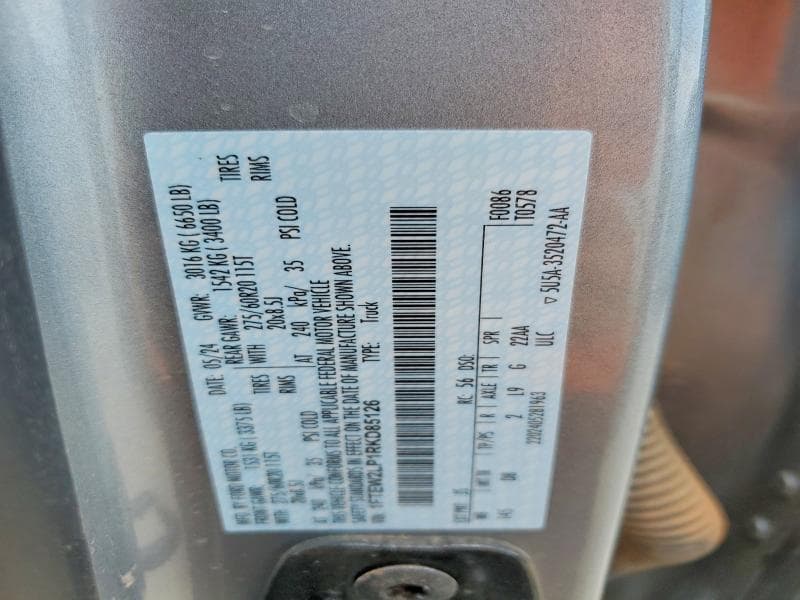 2024 FORD F150 STX STX 12