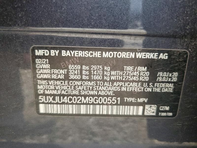 2021 BMW X5 M50I 14