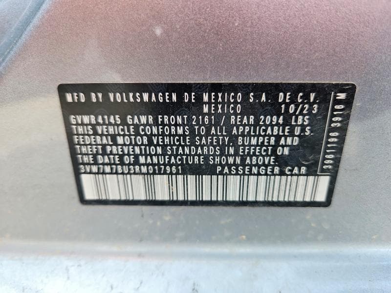 2024 VOLKSWAGEN JETTA SE 12