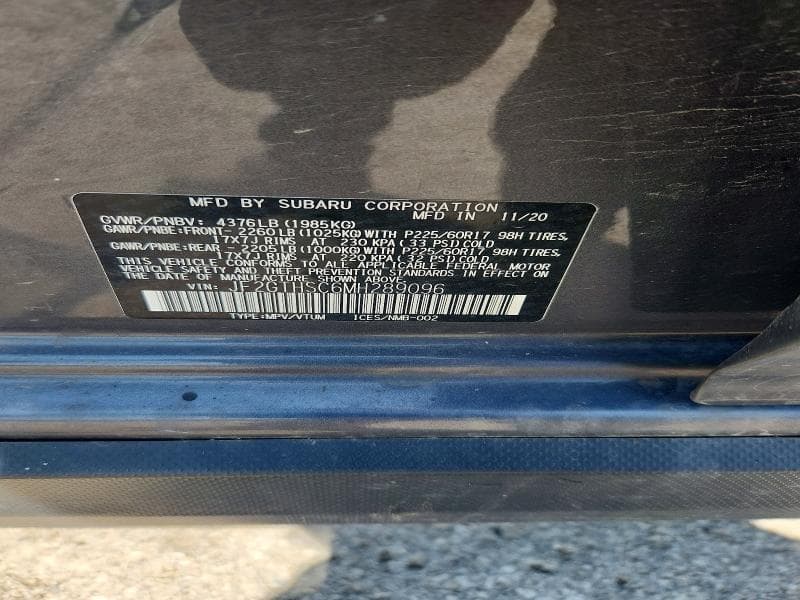 2021 SUBARU CROSSTREK SPORT 13