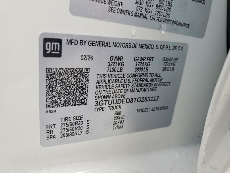 2026 GMC SIERRA K1500 SLT 12