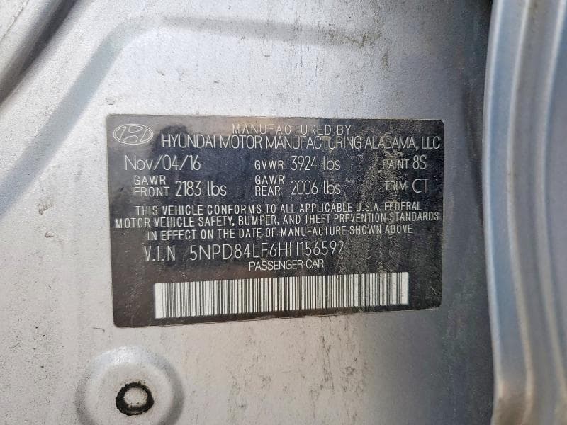 2017 HYUNDAI ELANTRA VALUE EDITION 12