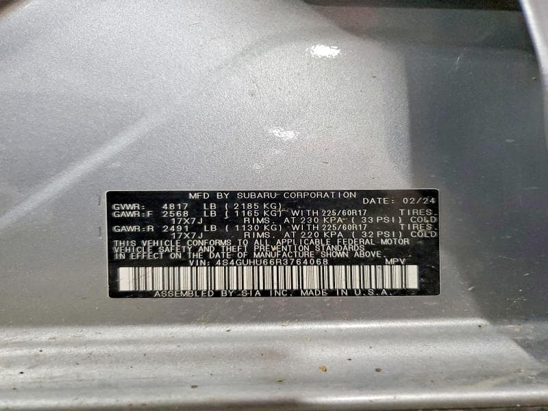 2024 SUBARU CROSSTREK WILDERNESS 13