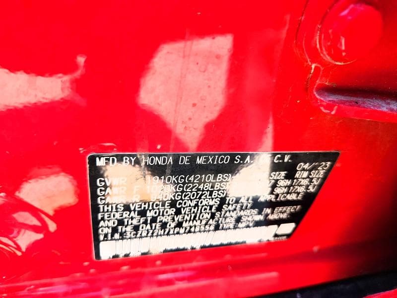 2023 HONDA HR-V EXL 13