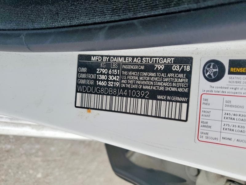 2018 MERCEDES-BENZ S 560 13