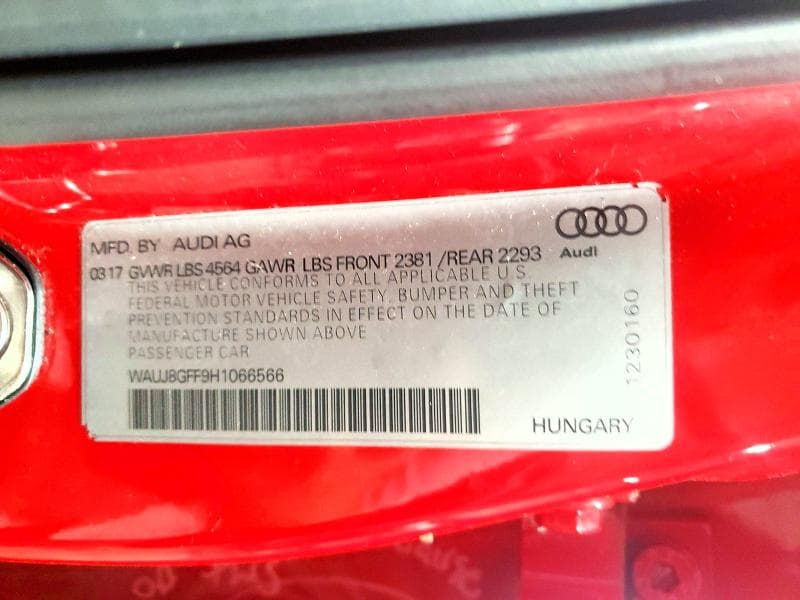 2017 AUDI A3 PREMIUM PLUS 13
