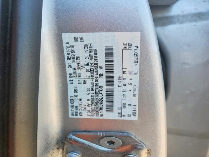 2018 FORD ESCAPE SE 12