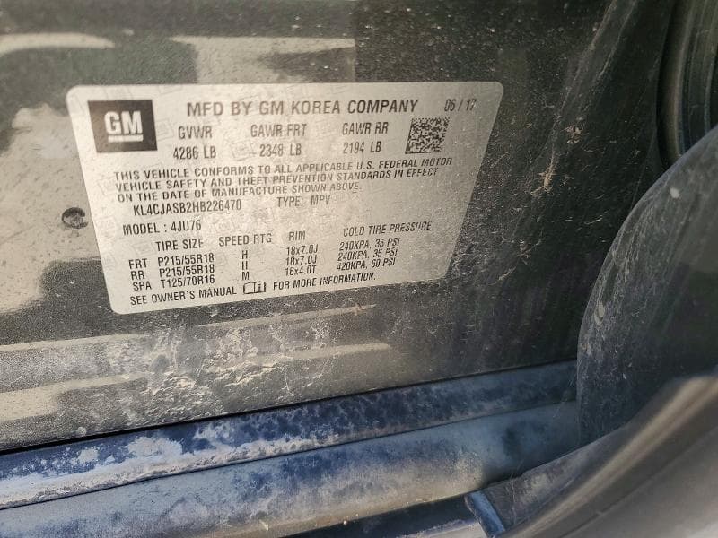 2017 BUICK ENCORE PREFERRED 13