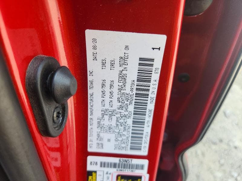 2020 TOYOTA TACOMA SR 12