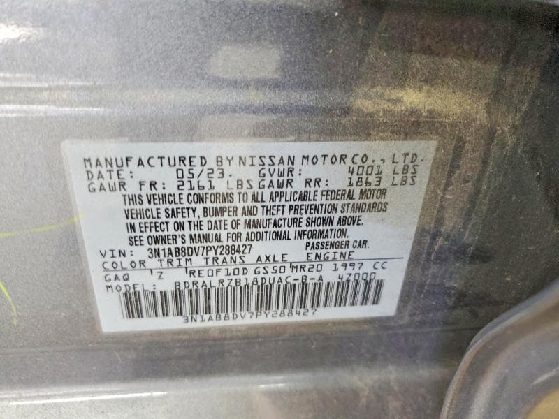 2023 NISSAN SENTRA SR 12