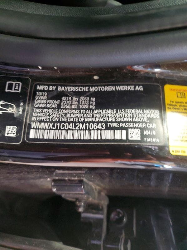 2020 MINI COOPER S CLUBMAN ALL4 12
