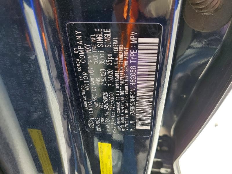 2022 HYUNDAI PALISADE LIMITED 14