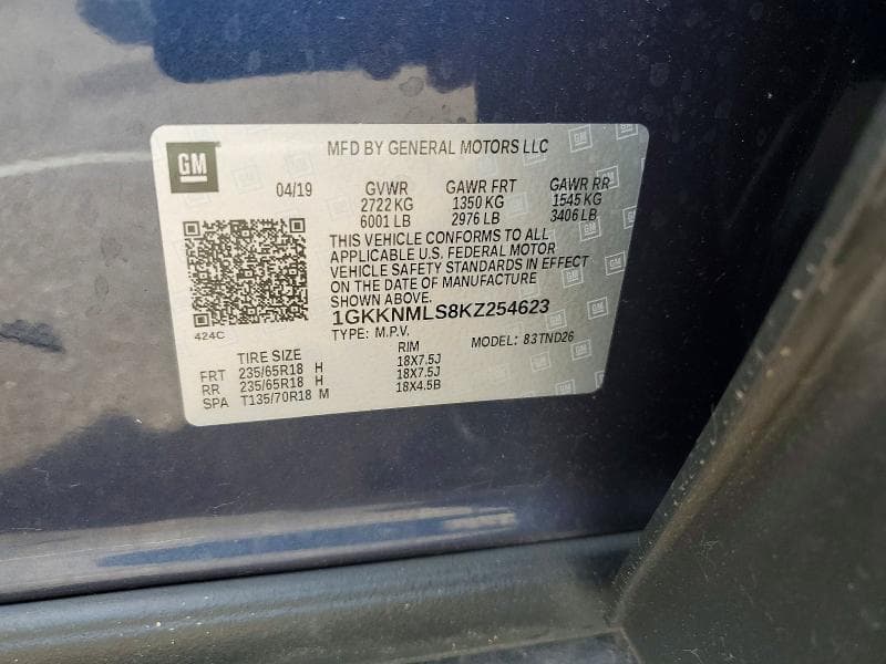 2019 GMC ACADIA SLT-1 13