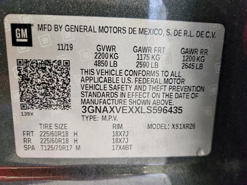 2020 CHEVROLET EQUINOX LT 13