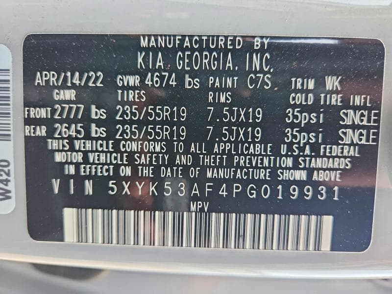 2023 KIA SPORTAGE SX PRESTIGE 13