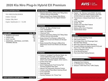 2020 KIA NIRO EX PREMIUM EX PREMIUM 13