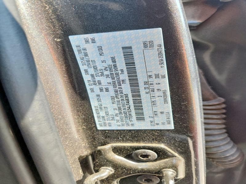 2020 FORD F150 SUPERCREW 12