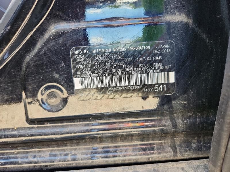 2019 MITSUBISHI OUTLANDER SE 13