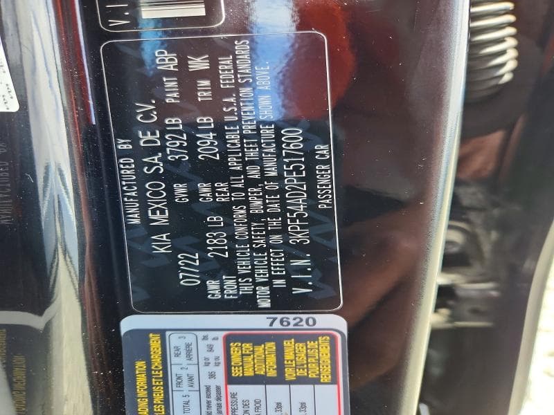 2023 KIA FORTE GT LINE 12
