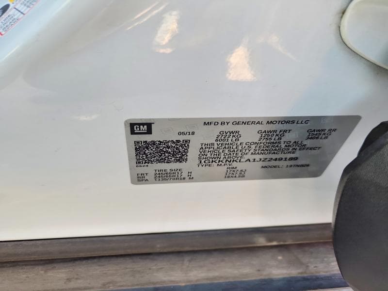 2018 GMC ACADIA SLE 13