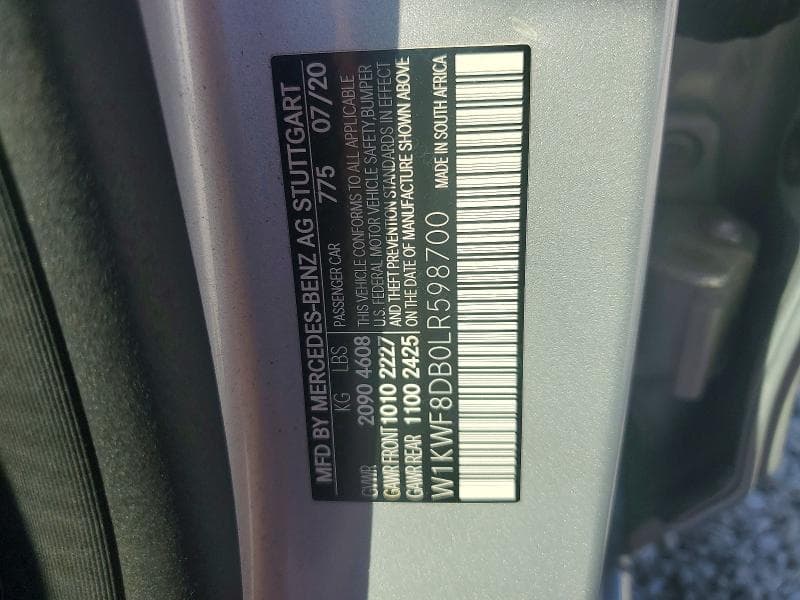2020 MERCEDES-BENZ C 300 12