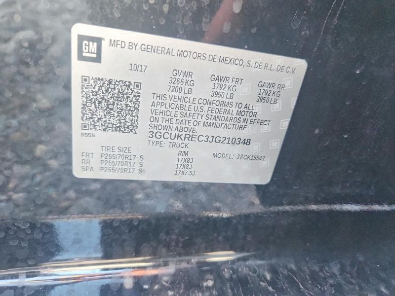 2018 CHEVROLET SILVERADO K1500 LT 12