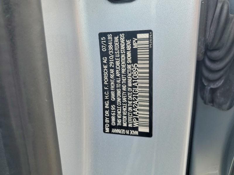 2016 PORSCHE CAYENNE 13