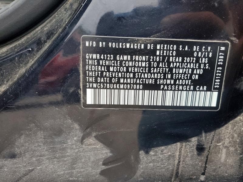 2019 VOLKSWAGEN JETTA S 12