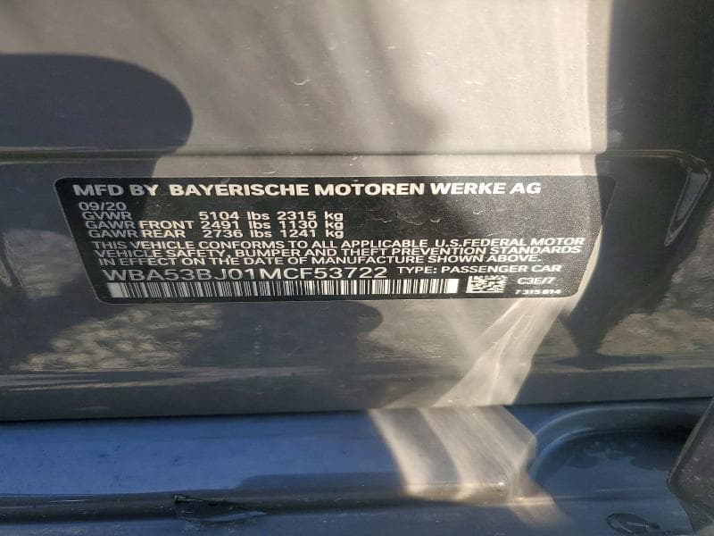 2021 BMW 540 I 12