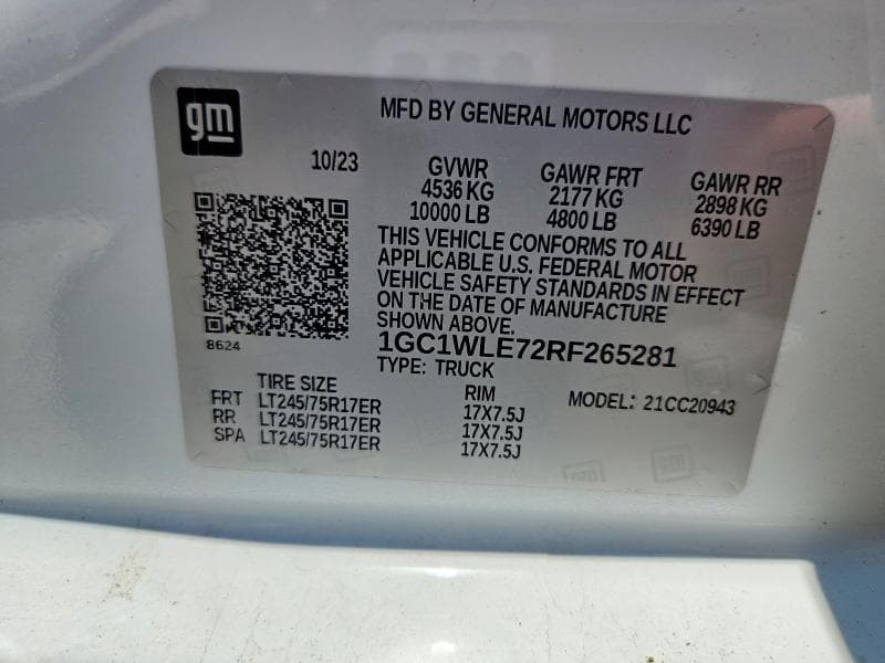 2024 CHEVROLET SILVERADO C2500 HEAVY DUTY 13