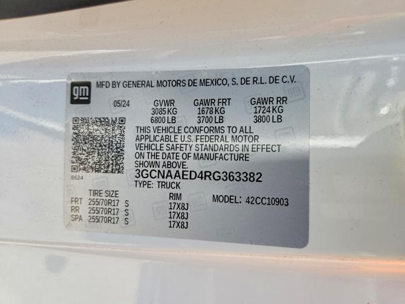 2024 CHEVROLET SILVERADO C1500 12