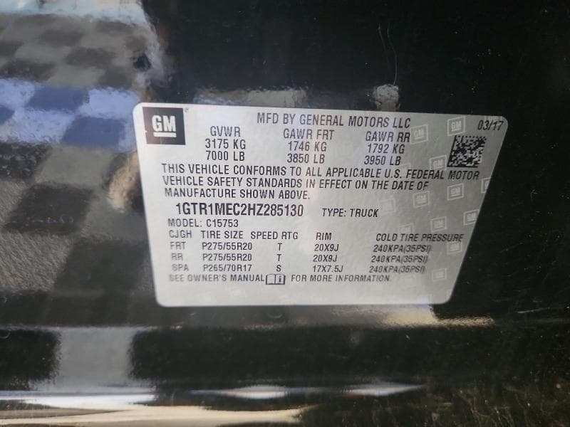 2017 GMC SIERRA C1500 SLE C1500 SLE 12