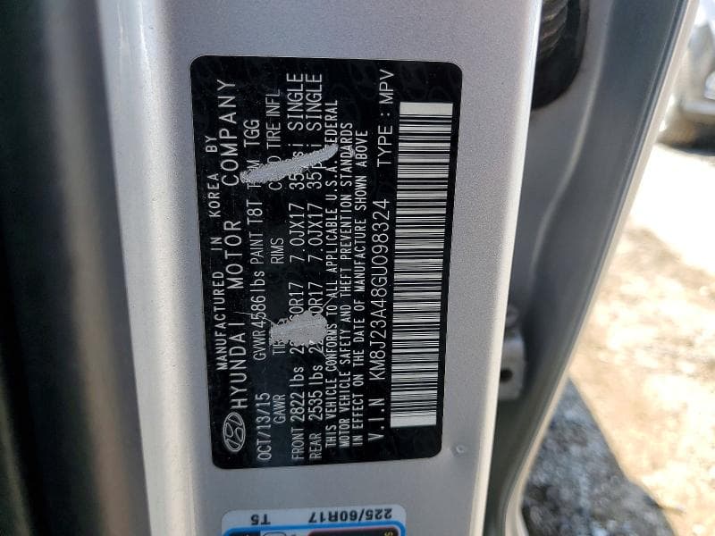 2016 HYUNDAI TUCSON SE 12