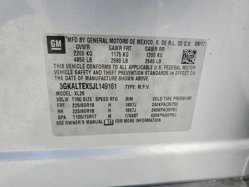 2018 GMC TERRAIN SLE 14