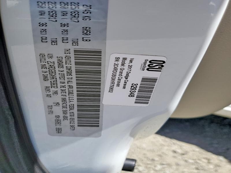 2017 DODGE GRAND CARAVAN SE SE 13