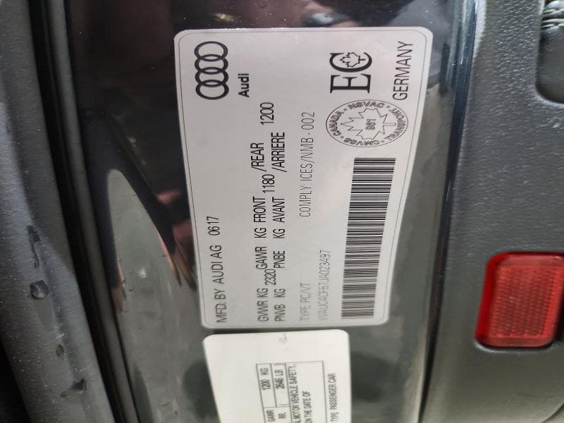 2018 AUDI S5 PRESTIGE 12